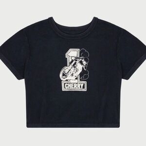 Cherry LA Cropped Baby Tee